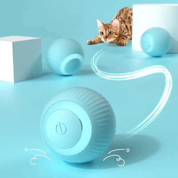 Rechargeable Interactive Bouncing Cat Toy - Image 4