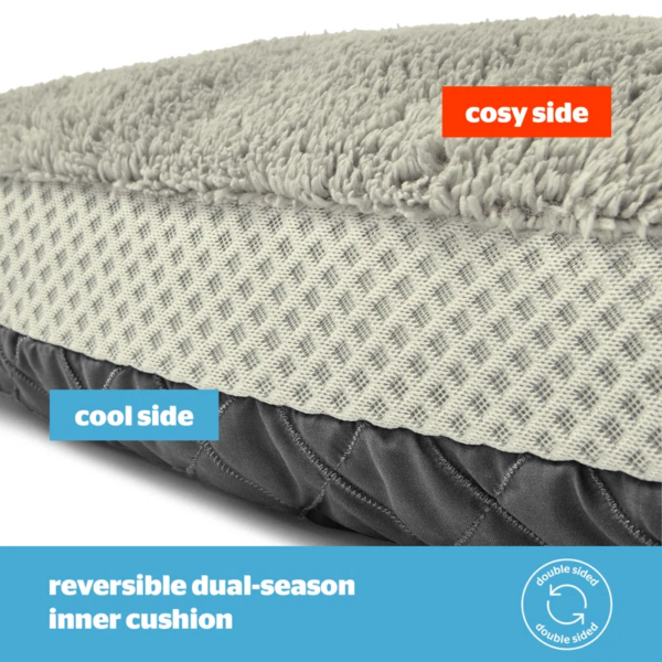 Airmax Breathable Pet Bed with Reversible Cushion - Image 6